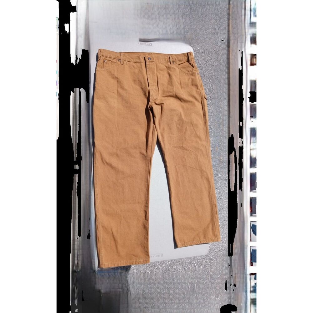 Dickies Men's Tan FLEX Duck Carpenter Pants